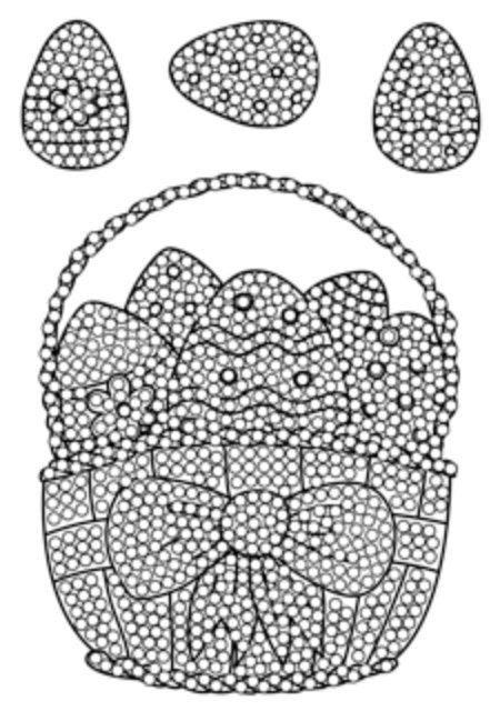 Craft Buddy Crystal Art Easter Basket A6 stamp set - Image 3