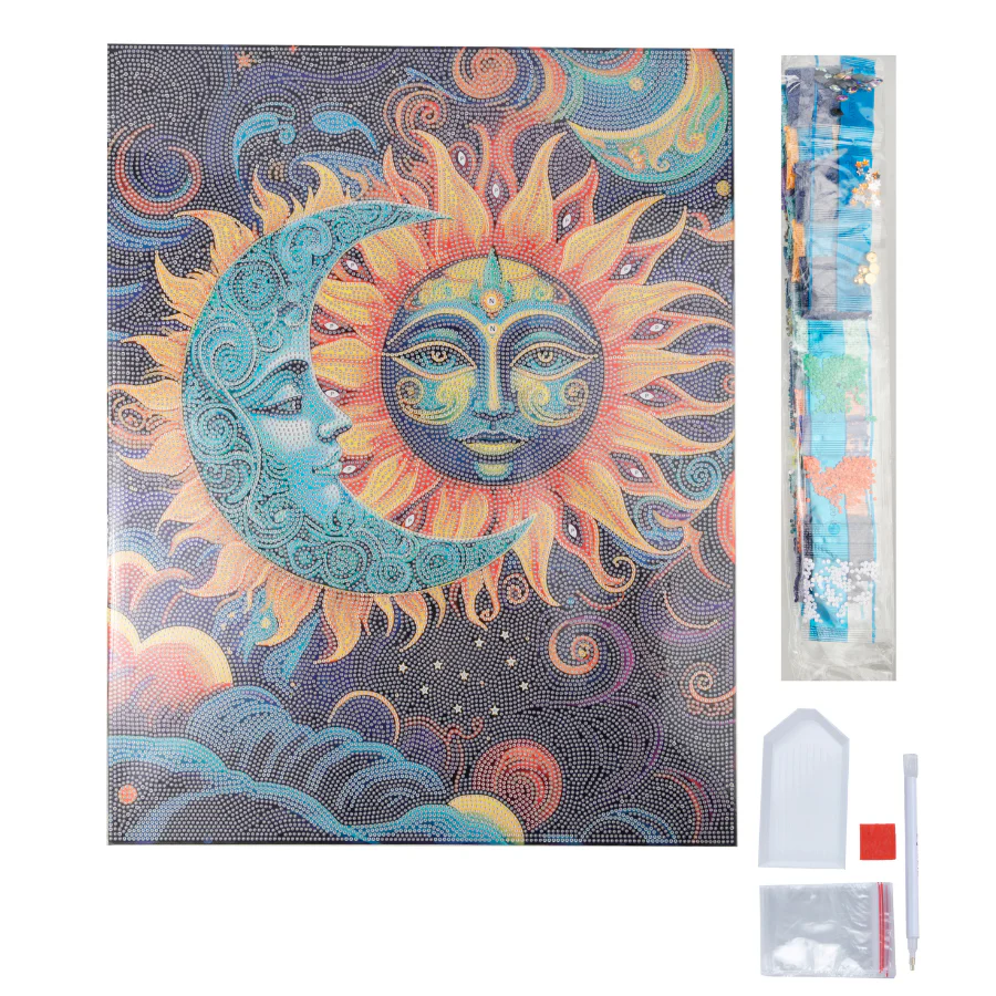 Celestial Union Crystal Art Canvas Kit 40x50cm - Image 5