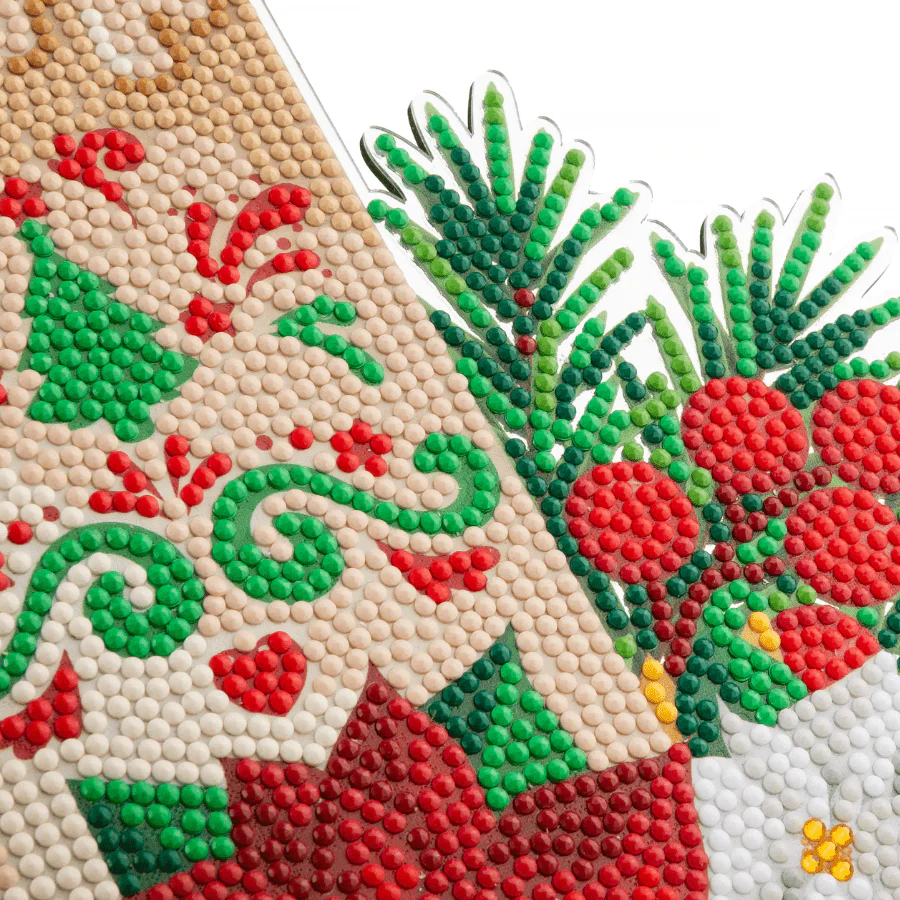 Christmas Candle Mirror Effect Crystal Art Decoration Kit - Image 3