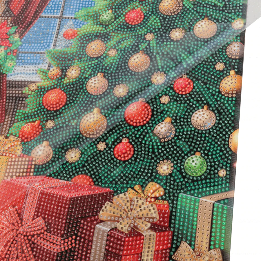 Christmas Crystal Art Canvas Duo Kit 40x40cm - Image 12