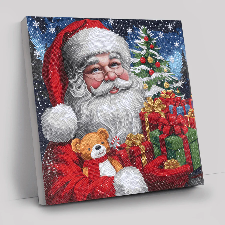 Christmas Crystal Art Canvas Duo Kit 40x40cm - Image 3