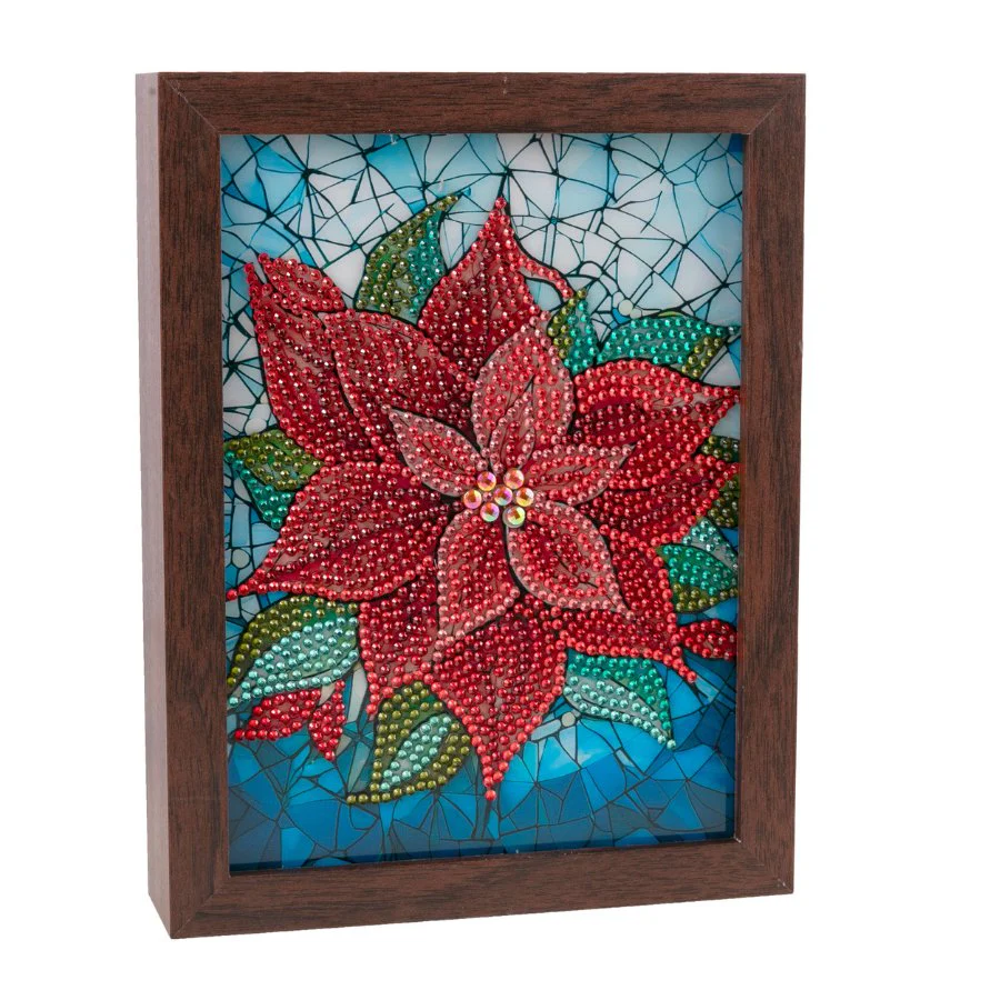 "Christmas" Crystal Art Small LED Frame Set of 2 - Image 6