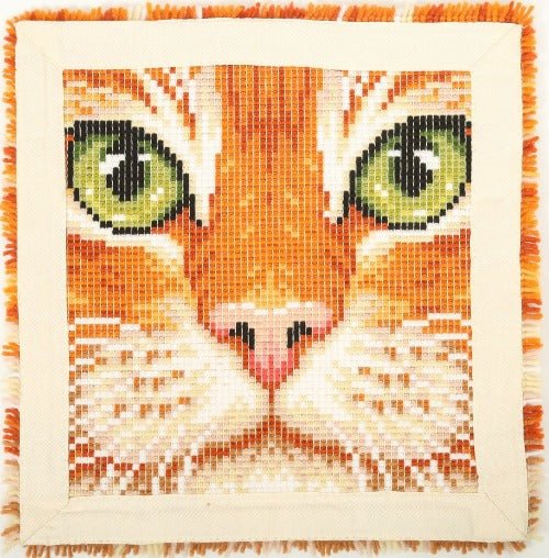 "Ginger Cat" Latch Hook Rug Kit 53.5*53.5cm - Image 3