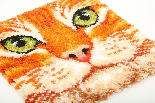 "Ginger Cat" Latch Hook Rug Kit 53.5*53.5cm - Image 4