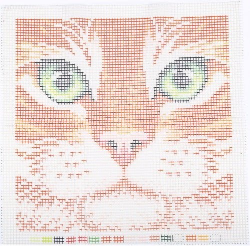"Ginger Cat" Latch Hook Rug Kit 53.5*53.5cm - Image 5