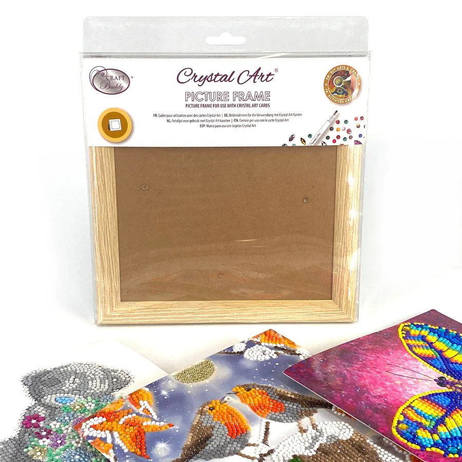 Crystal Art Card Frame - Wood effect - Image 9