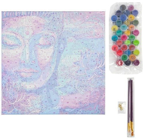 "Lord Buddha" Paint By Numb3rs Kit 30x30cm - Image 5