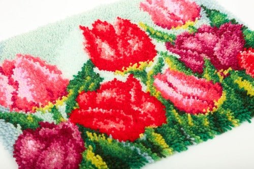 "Tulips" Latch Hook Rug Kit 45*60cm - Image 4