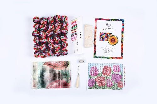 "Tulips" Latch Hook Rug Kit 45*60cm - Image 6