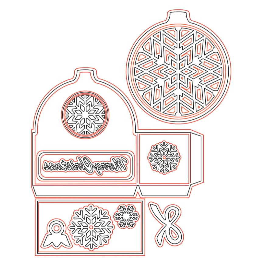 Craft Buddy "Ornamental Bauble Tea Light" Die Set - Image 9