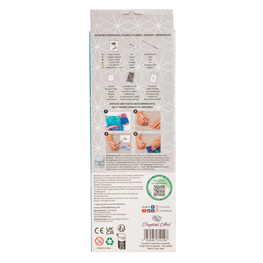 Creative Magic Mini Crystal Art Scroll Kit 20x30 - Image 7