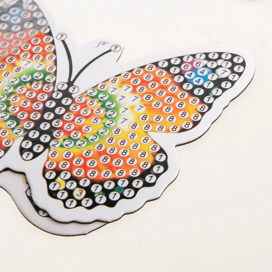 Crystal Art Butterflies Magnet Sticker Kit x 20 - Image 3