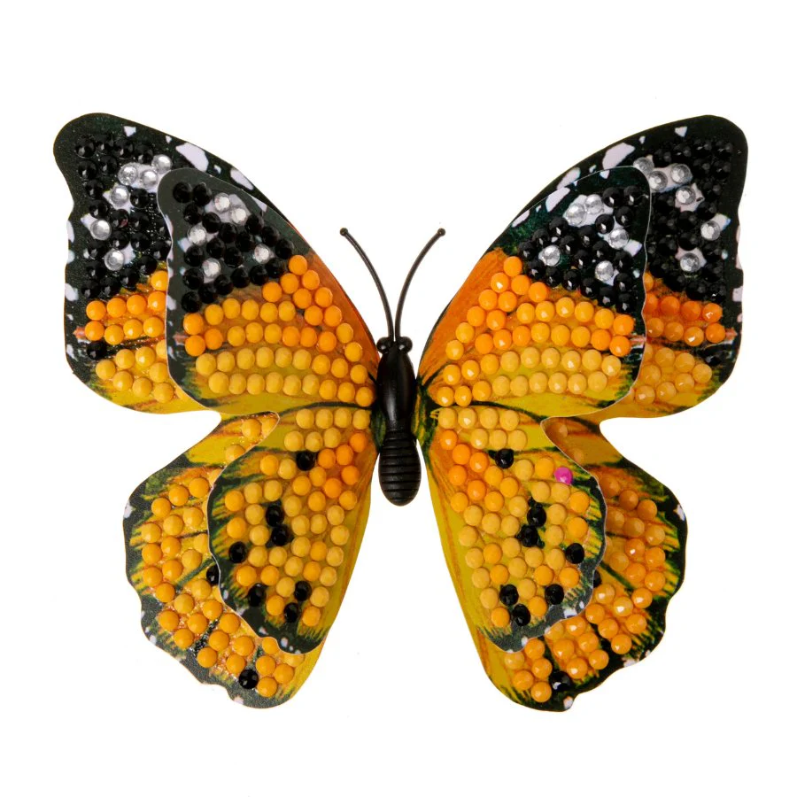 Crystal Art Decorative Double Layered Butterflies - Set of 24 - Image 3