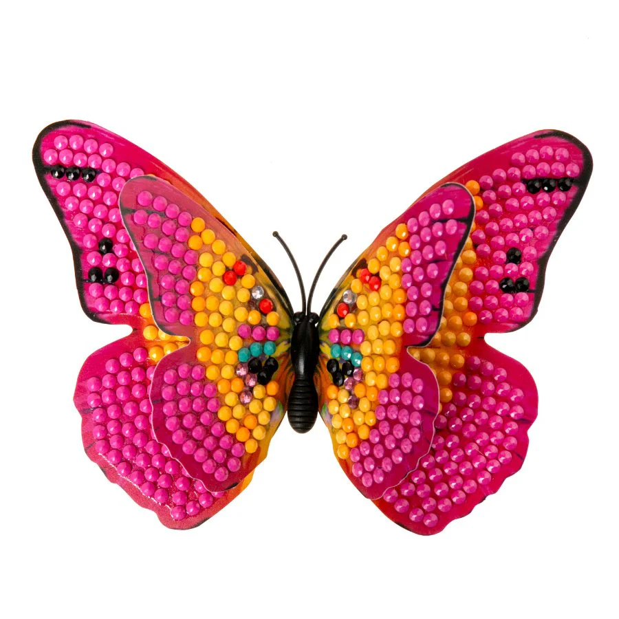 Crystal Art Decorative Double Layered Butterflies - Set of 24 - Image 4