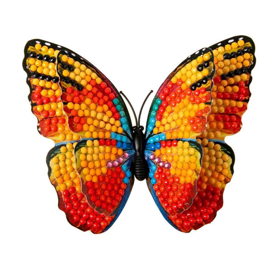 Crystal Art Decorative Double Layered Butterflies - Set of 24 - Image 7