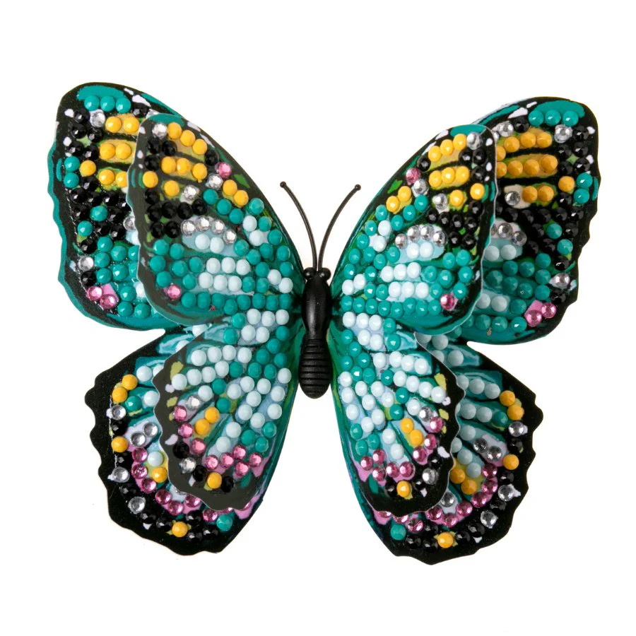 Crystal Art Decorative Double Layered Butterflies - Set of 24 - Image 9