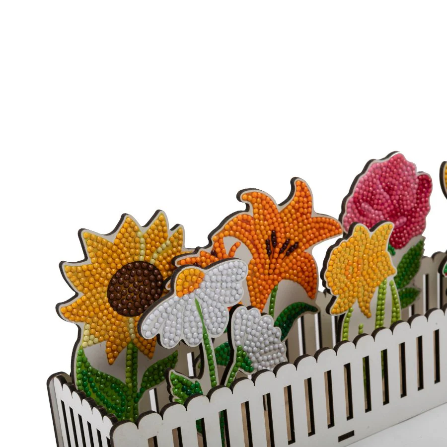 "Flower Garden" Crystal Art Decoration - Image 6