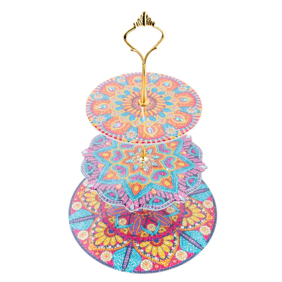 Crystal Art Three Tier Display Cake Stand - Image 6