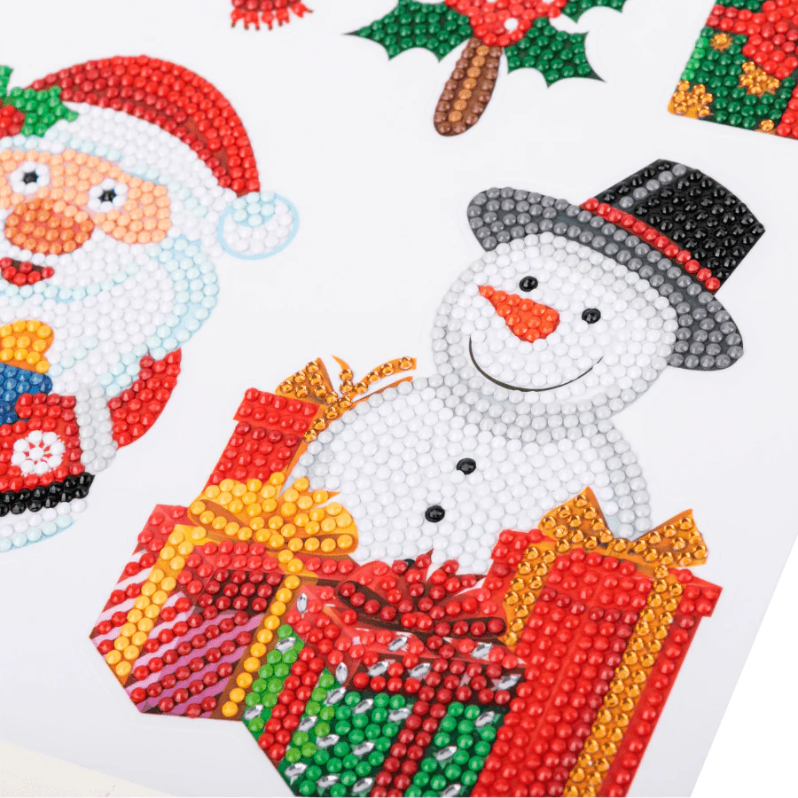 Christmas Joy Crystal Art Wall Sticker Set x 39 - Image 3
