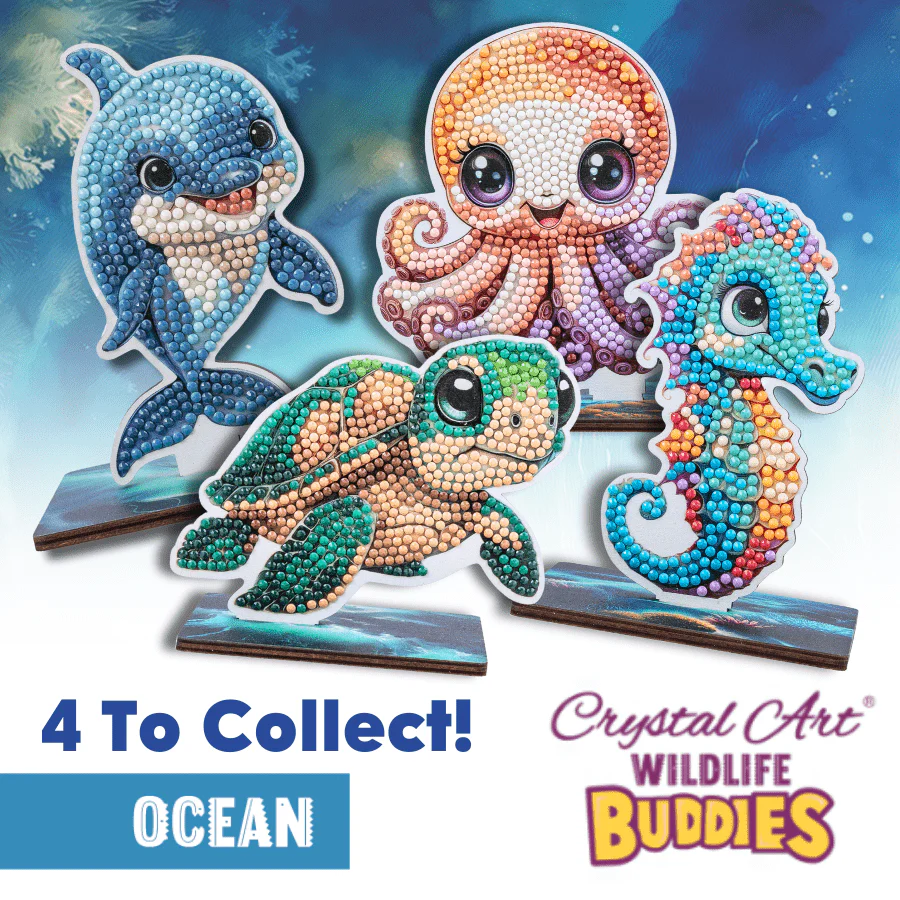 Dolphin Crystal Art Wildlife Buddies - Image 10