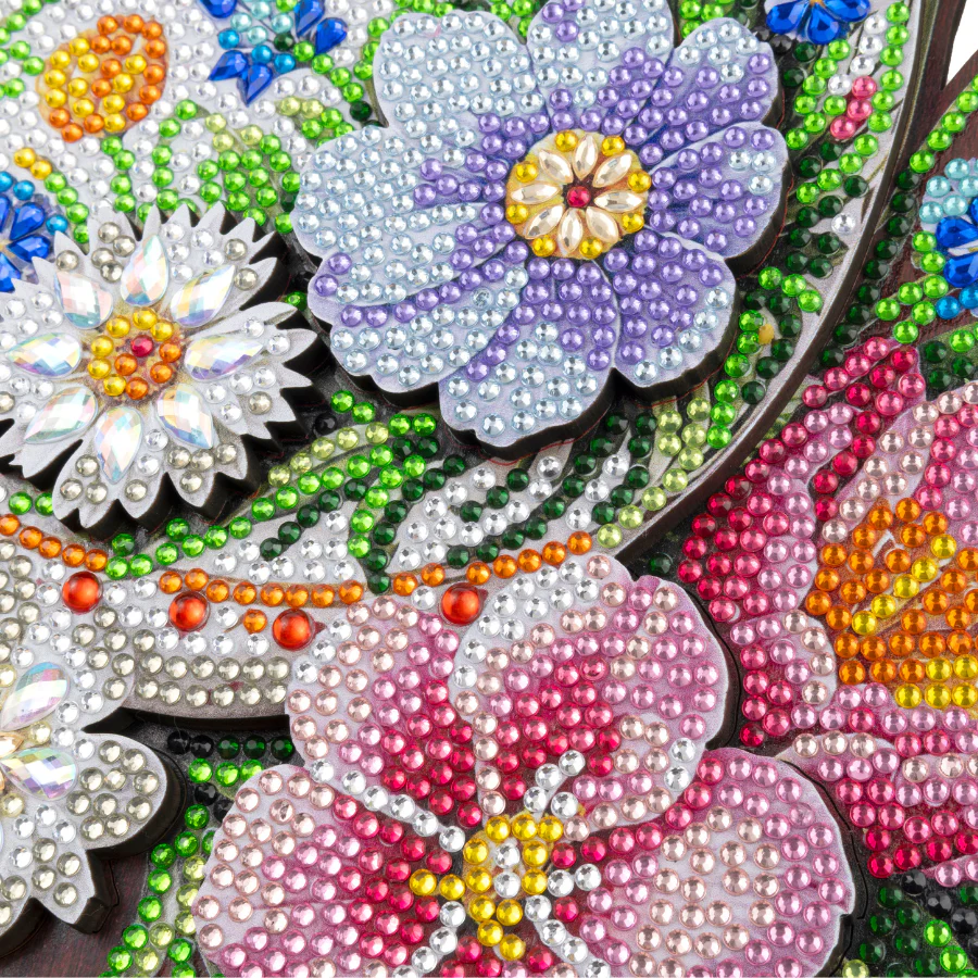 Easter Blooms Crystal Art Wooden Decoration Kit - Image 2