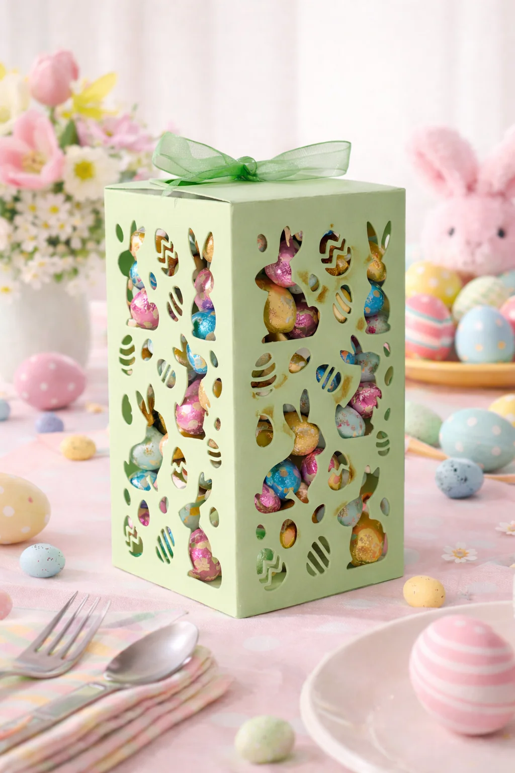Easter Bunny Paper Lantern Panels 3 die set - Image 4