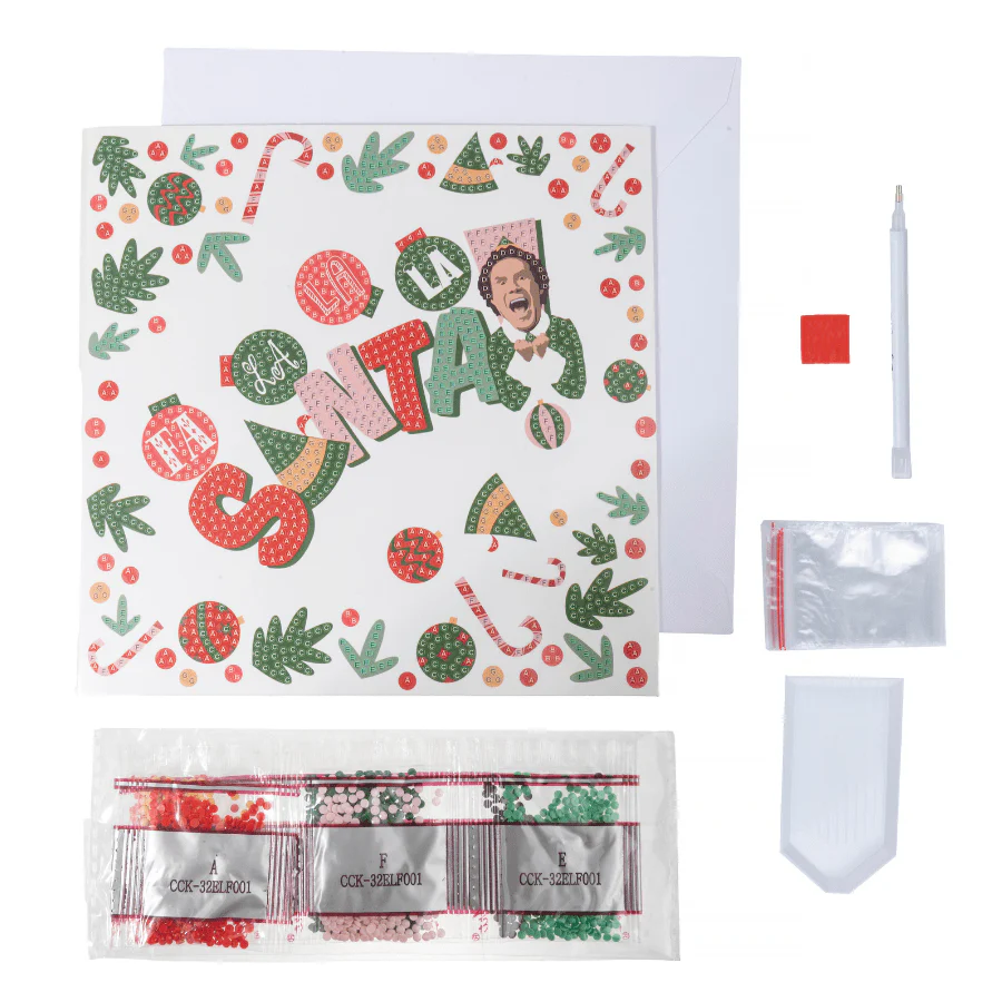 Buddy The Elf Crystal Art Card Kit 18x18cm - Image 4