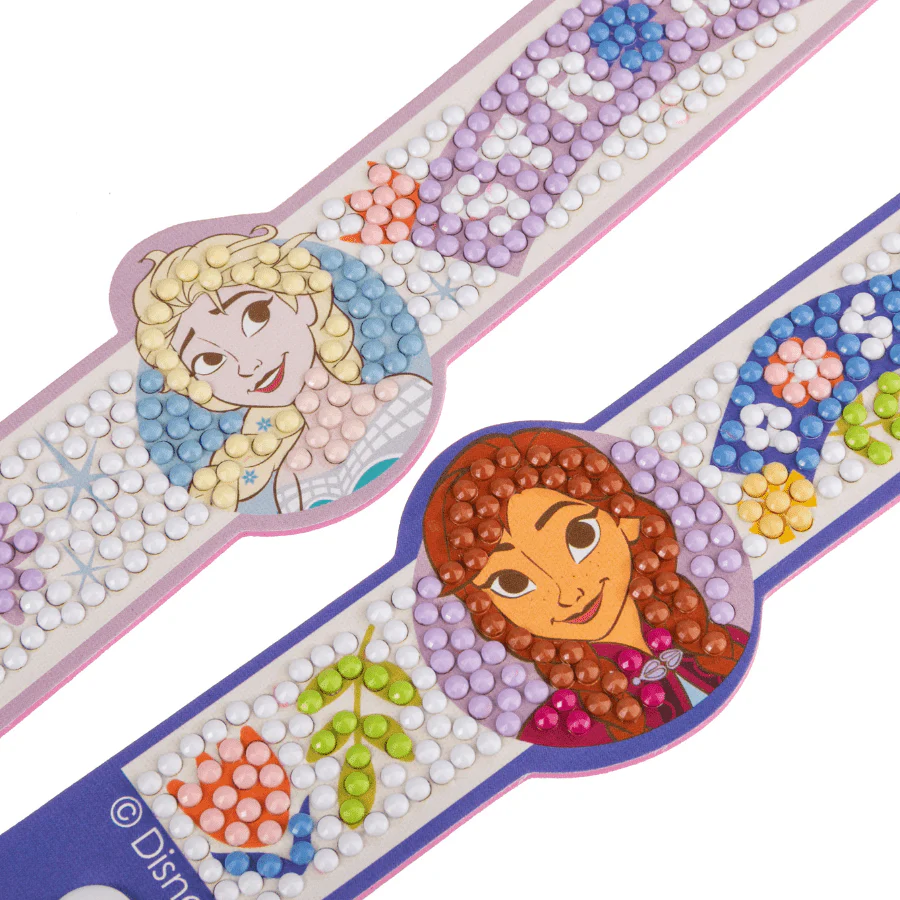 Elsa & Anna Crystal Art Friendship Bracelets Kit - Image 6