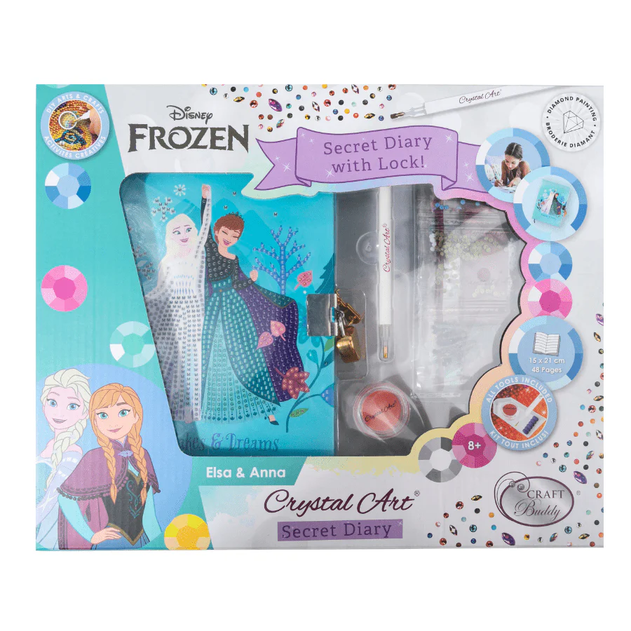 Elsa & Anna Crystal Art Secret Diary Disney - Image 10