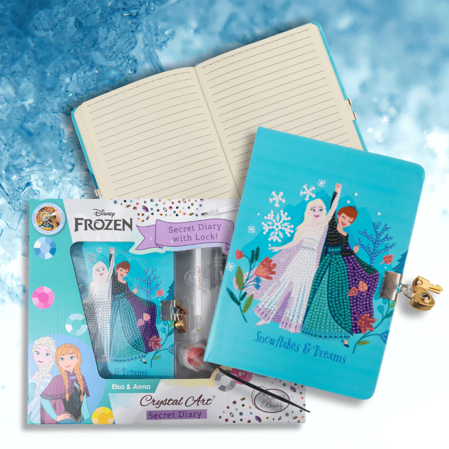 Elsa & Anna Crystal Art Secret Diary Disney - Image 2