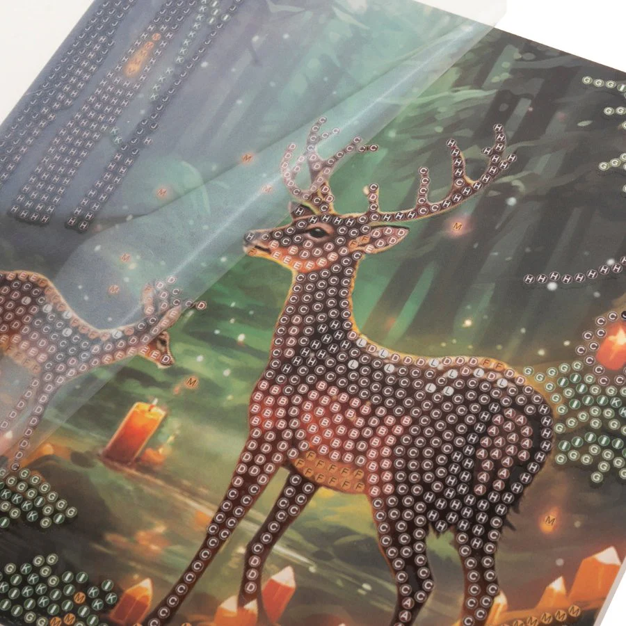 "Enchanted Forest" Crystal Art Card 18x18cm - Image 4