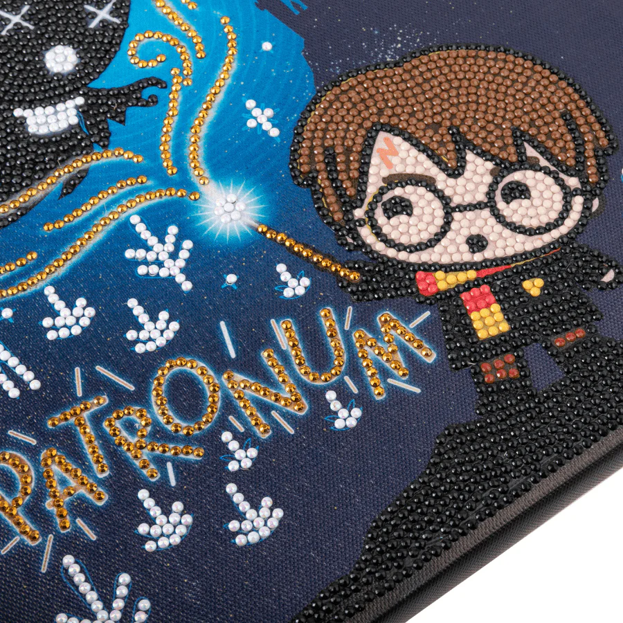 "Expecto Patronum" Harry Potter Crystal Art Canvas Kit 30x30cm - Image 2