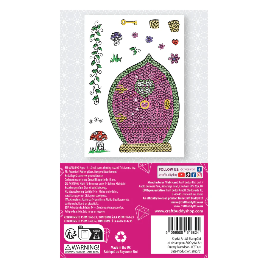 Fantasy Fairy Door Crystal Art A6 Stamp Set - Image 6