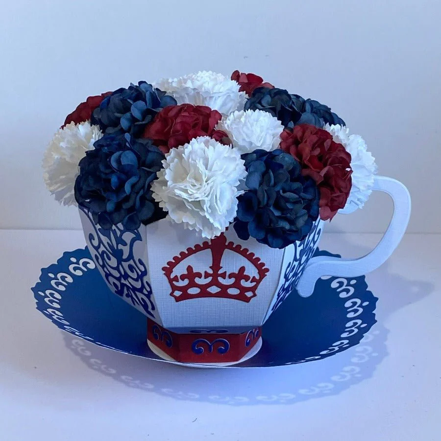 "Time for Tea" Forever Flowerz Posy Vase die set - Image 4