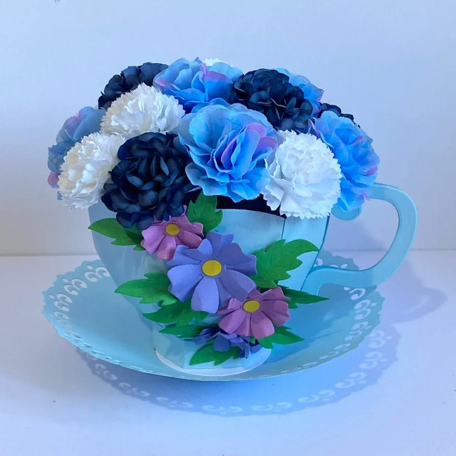 "Time for Tea" Forever Flowerz Posy Vase die set - Image 5
