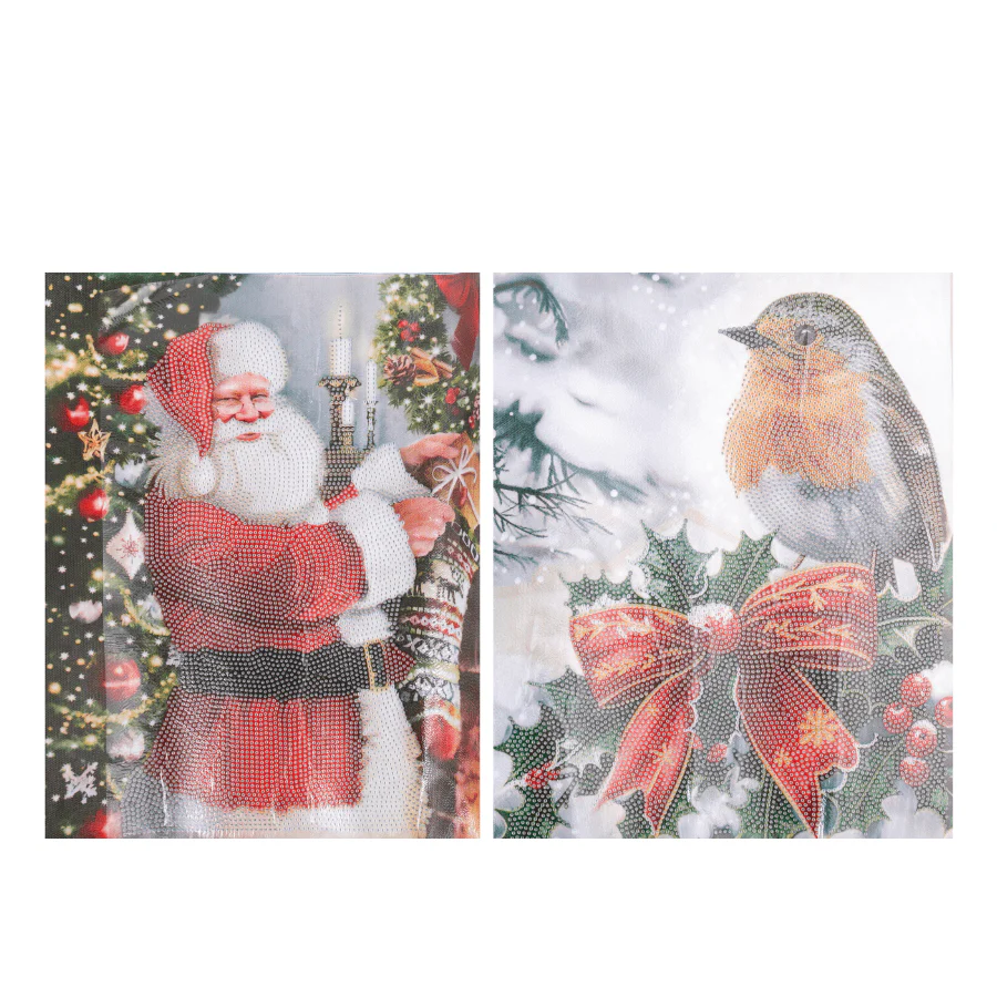 Festive Crystal Art Interchangeable Panel Shopping Bag - Image 11