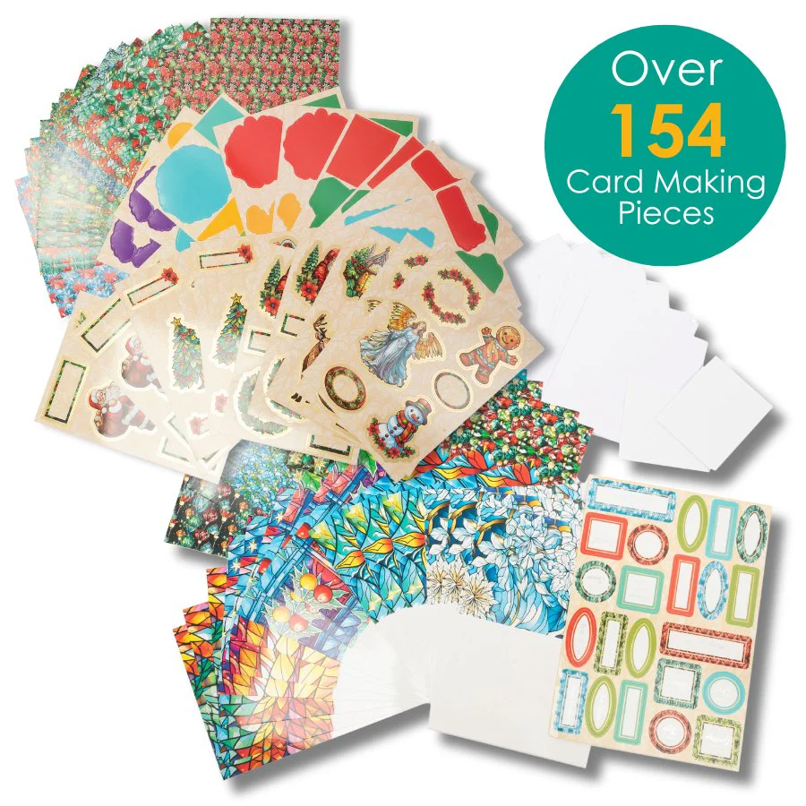 Festive Stained Glass Papercrafting & Card Making Kit - Image 13