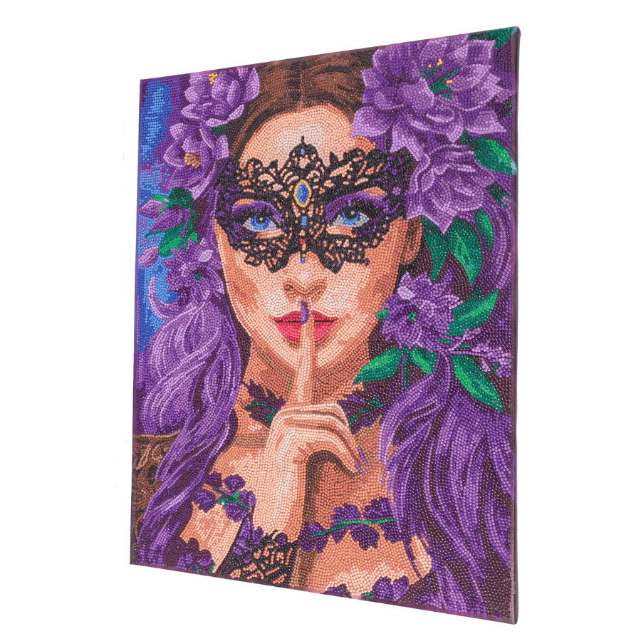 "Floral Whisper" Crystal Art Canvas Kit 40x50cm - Image 10