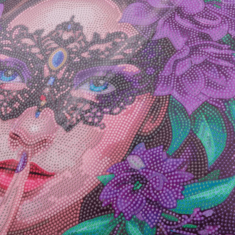 "Floral Whisper" Crystal Art Canvas Kit 40x50cm - Image 3