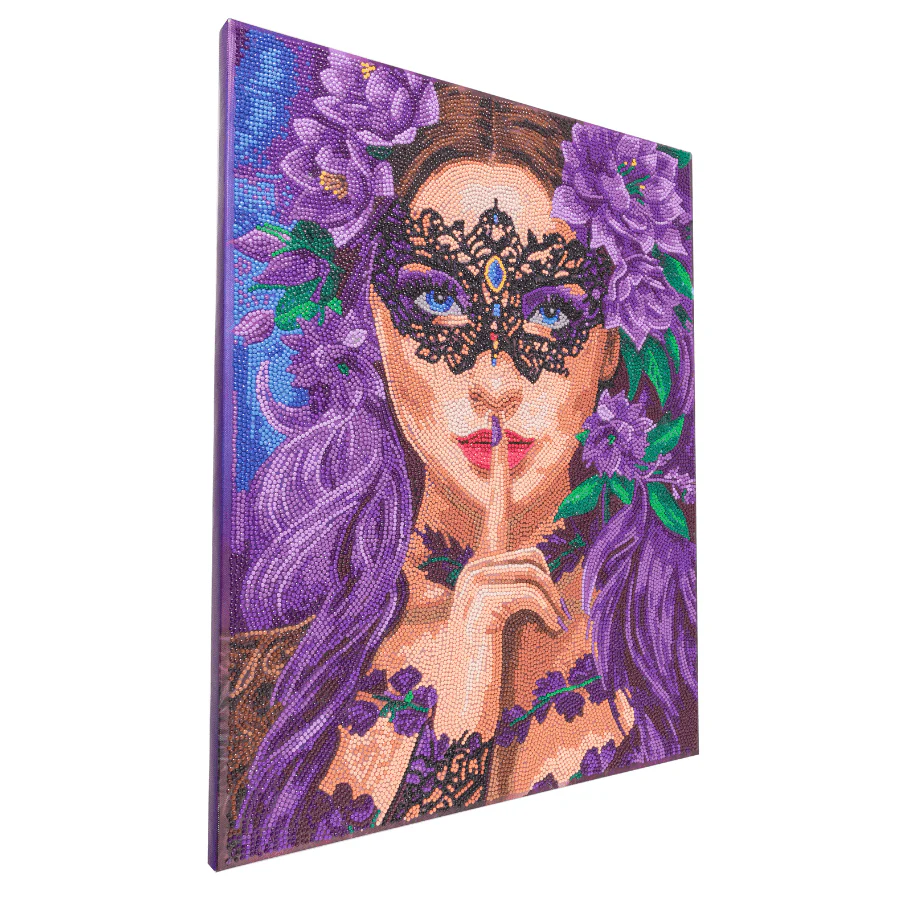 "Floral Whisper" Crystal Art Canvas Kit 40x50cm - Image 7