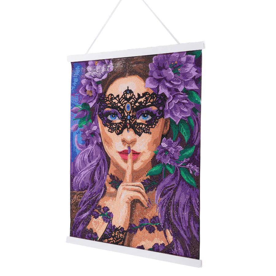 Floral Whisper Crystal Art Scroll Kit 40x50cm - Image 4