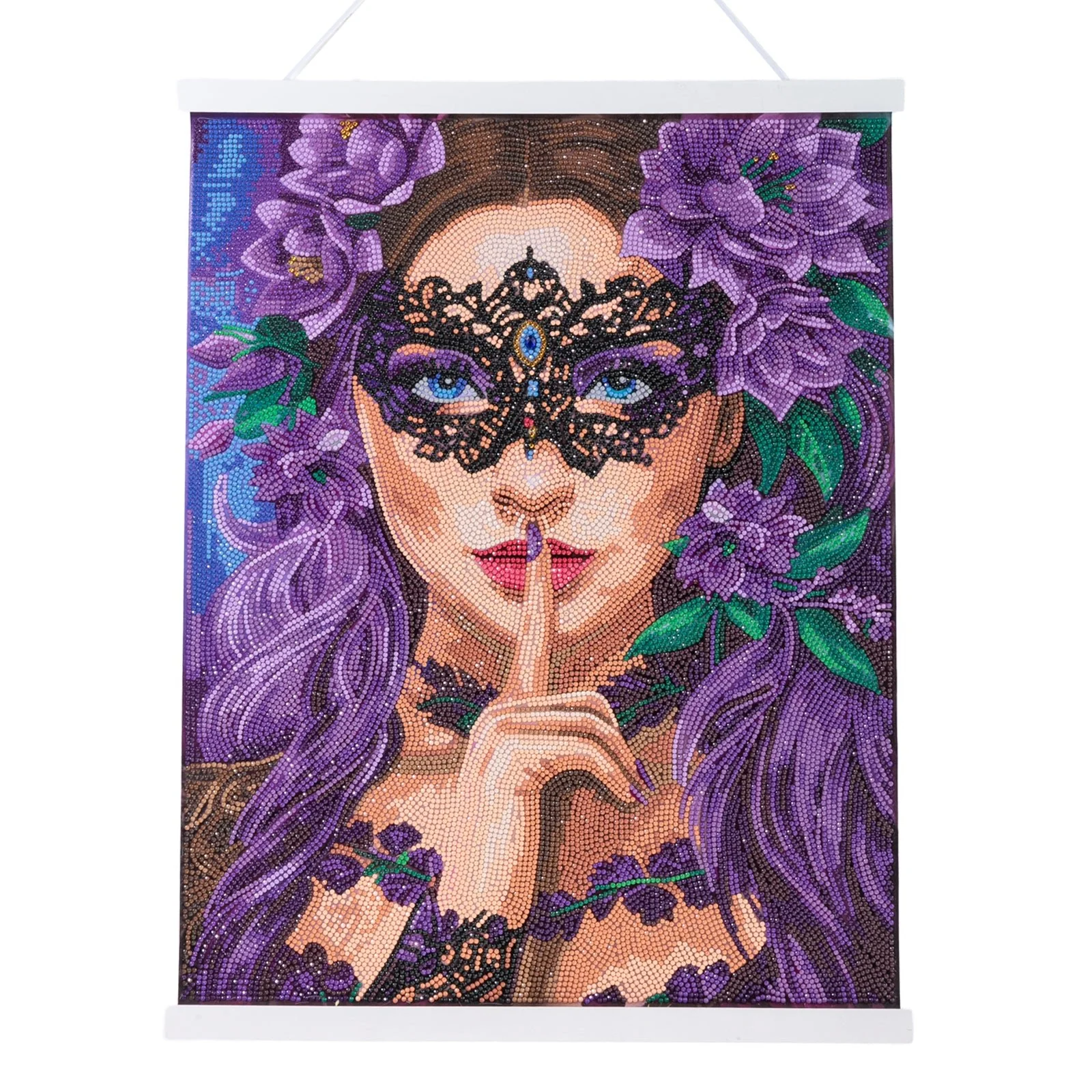 Floral Whisper Crystal Art Scroll Kit 40x50cm - Image 8