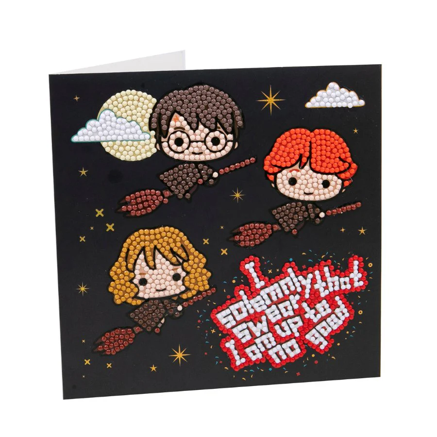 "Flying High" Harry Potter Crystal Art Card - Image 4