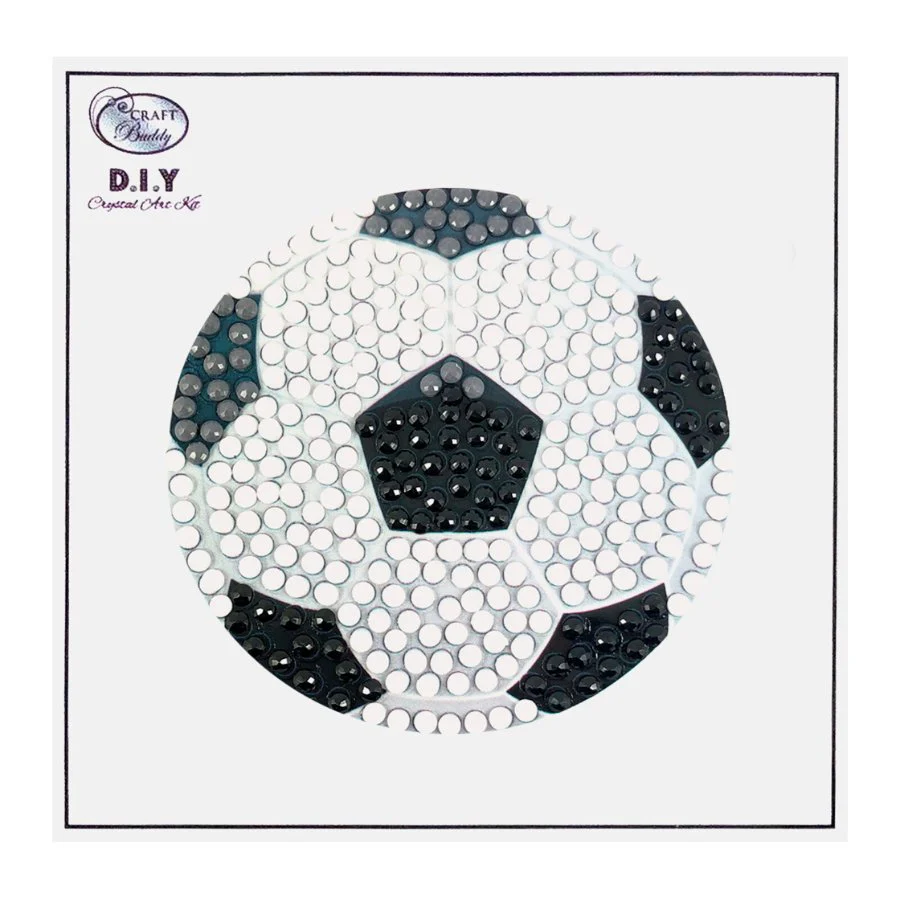 "Football" Crystal Art Motif Sticker