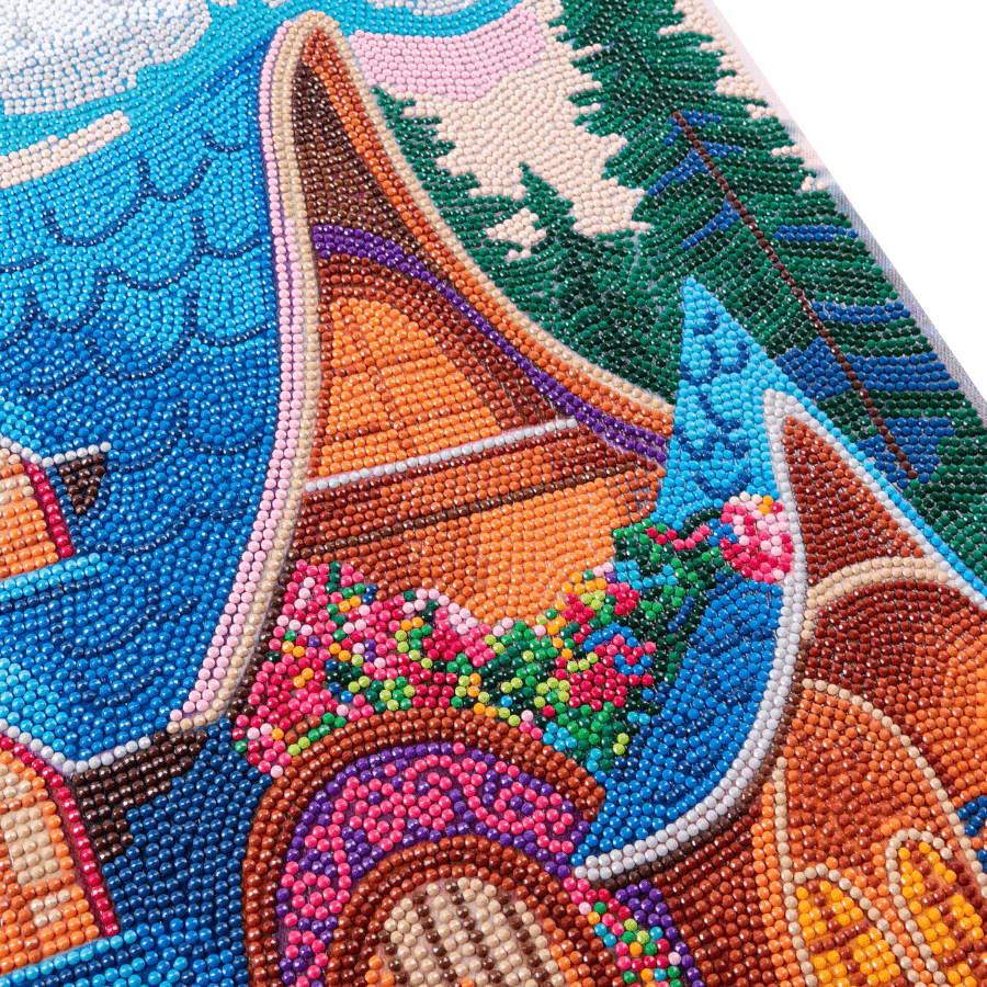 "Forest House" Crystal Art Canvas Kit 40x50cm - Image 6