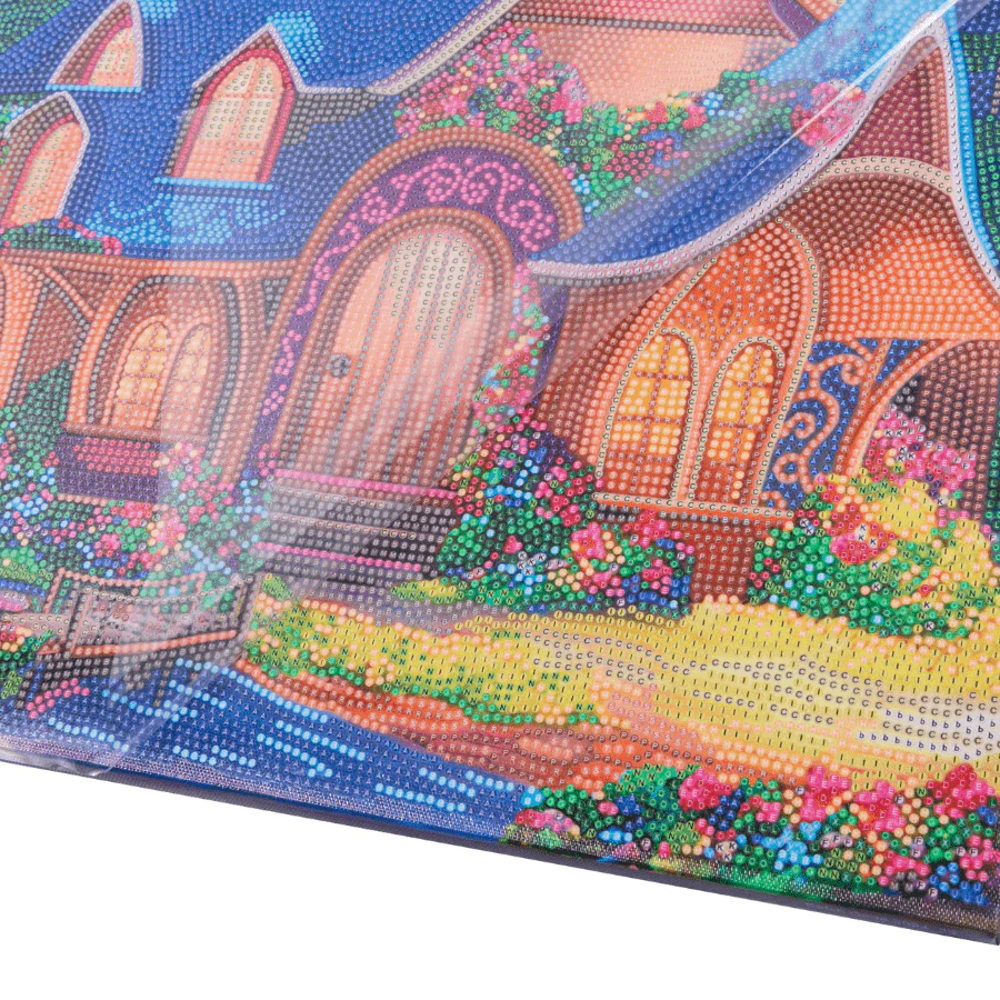 "Forest House" Crystal Art Canvas Kit 40x50cm - Image 7