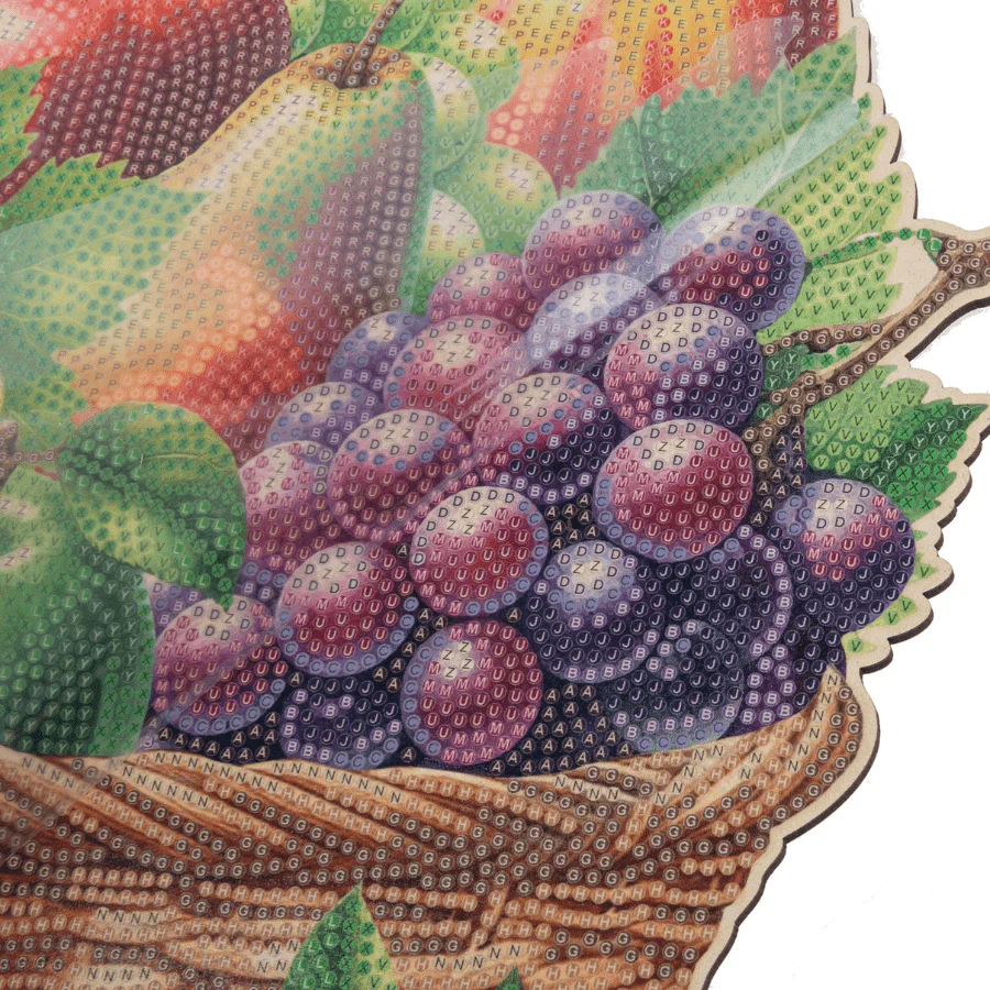 Fruit Basket Crystal Art Wooden Decoration Kit - Image 4