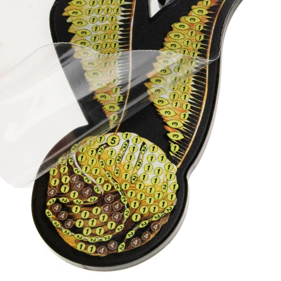 "Golden Snitch" Crystal Art Bag Charm Kit Harry Potter - Image 4