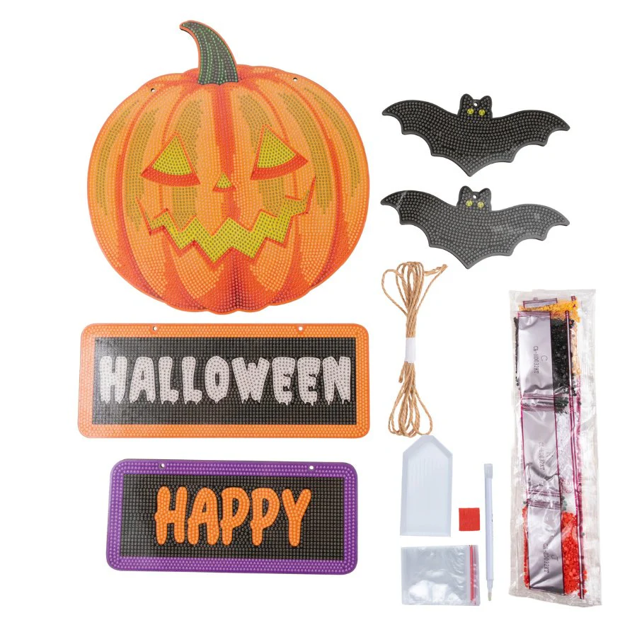 Happy Halloween Crystal Art Hanging Decoration - Image 5