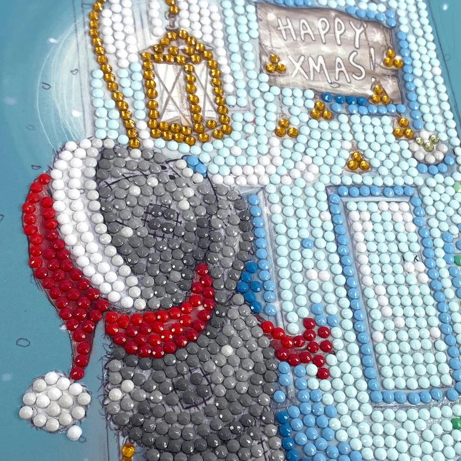 Happy Xmas!Ta tty Teddy Crystal Art Card - Image 10